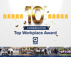 Q-Lab Wins 10th Consecutive Top Workplace Award